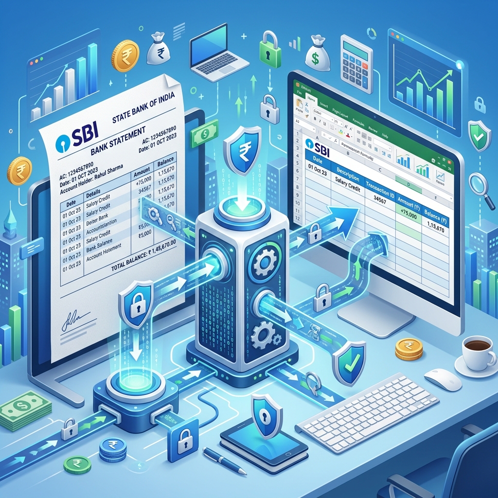How to Convert SBI Bank Statement to Excel: 2026 Ultimate Guide for Indian Users